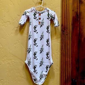 Caden Lane newborn gown and hat